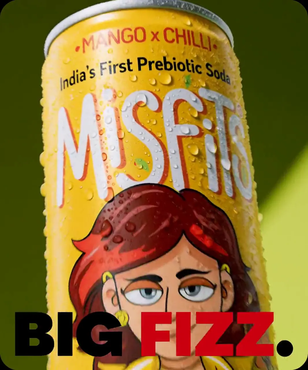Film frame: Big fizz, the can artwork filling the frame