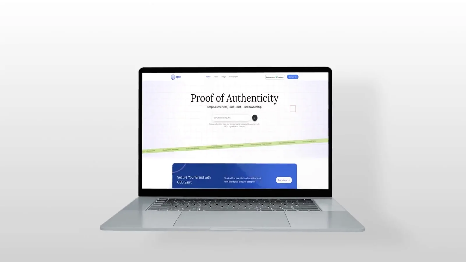 QED Vault marketing film, a still